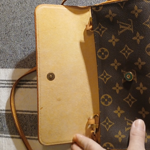 Louis Vuitton Monogram Shoulder Bag Pochette Twin GM Brown - Picture 11 of 16